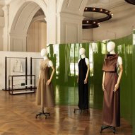 Halleroed contrasts colour and texture inside Boygar's Tbilisi store