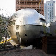 "Spaceship vibes" of Eduardo Longo's Casa Bola form setting for S&atilde;o Paulo exhibition