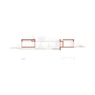 Section of Casa Tupin by Bloco Arquitetos