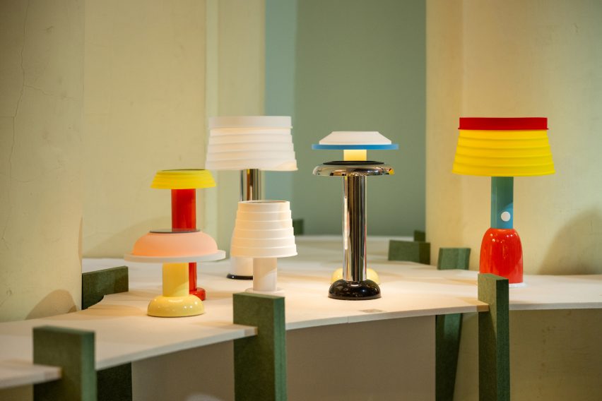Colourful lamps