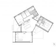 Aerial plan of interior of Duinhuis