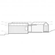 Second side exterior plan of building on beach