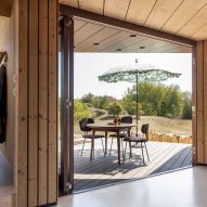 View of terrace from interior