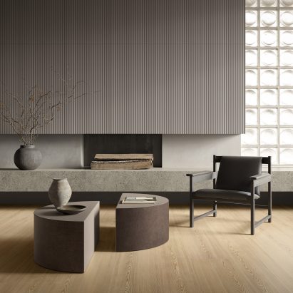 Elements Texture Canneté tile by Casalgrande Padana