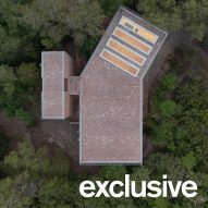 Esteras Perrote nestles brick-clad painting studio in Argentinian woodland