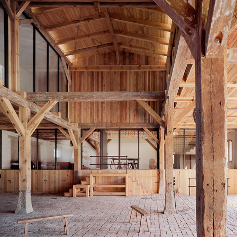 Thomas Kroeger creates a holiday home inside an old German cowshed