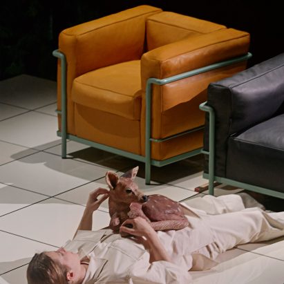 Scene from Staging Modernity play by Formafantasma and Cassina at Milan design week 2025