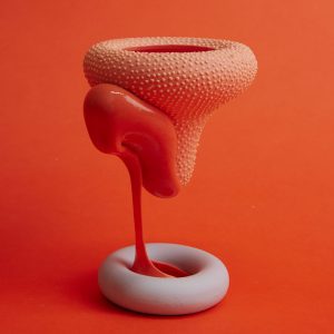 Salty Fairy Ring ceramic vessel by Jiyhun Kim