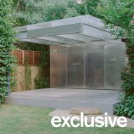 Neiheiser Argyros adds steel "cabinet of curiosities" to London outhouse