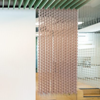 Pixels room divider by Rafa Ortega for Impact Acoustics