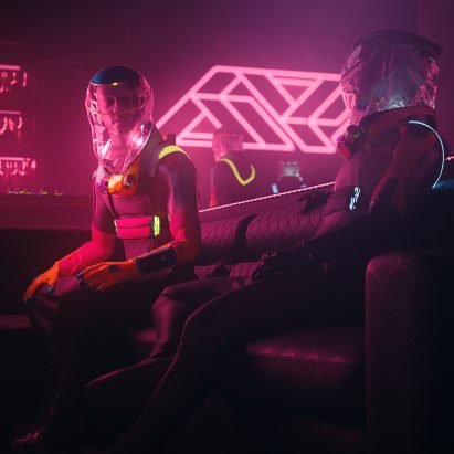 Production Club designs drink- and vape-friendly PPE suit for clubbing during a pandemic