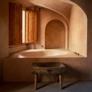 Serena Mignatti designs wabi-sabi interior for Thom Yorke and Dajana Roncione's Rome apartment