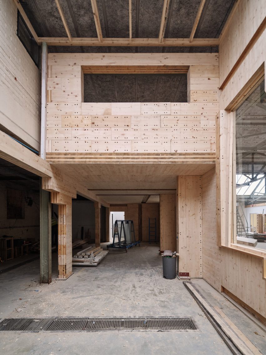 Circular construction hub in London by Yes Make, Resolve Collective and Material Cultures