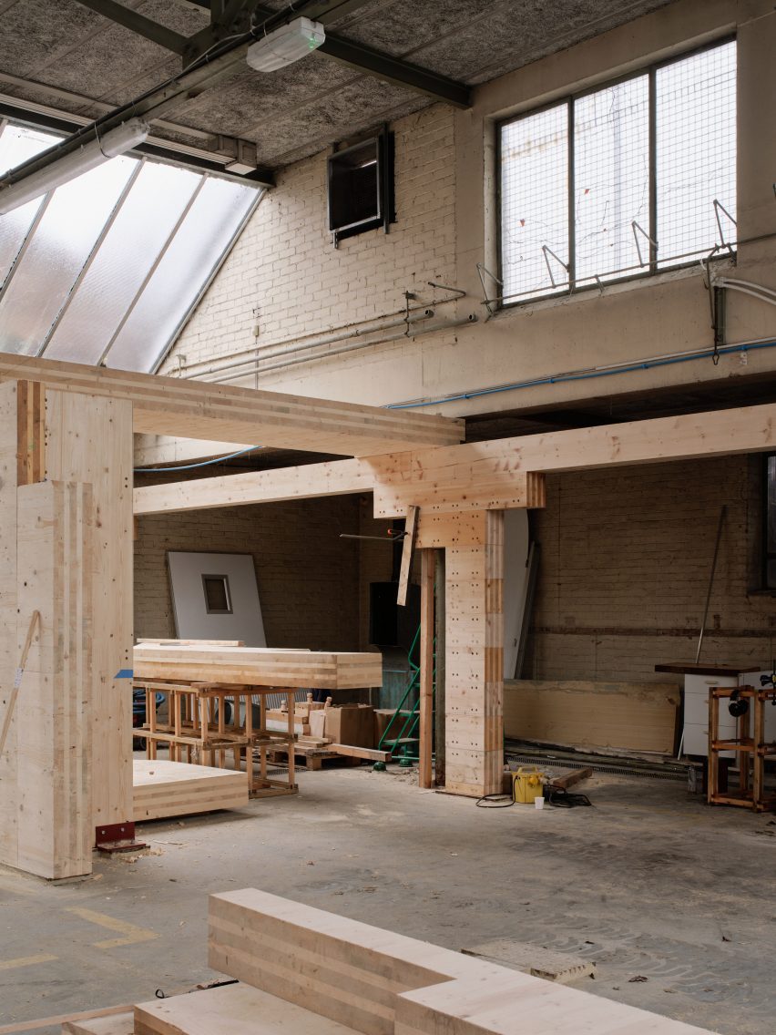 Tipping Point East circular construction hub in London by Yes Make, Resolve Collective and Material Cultures