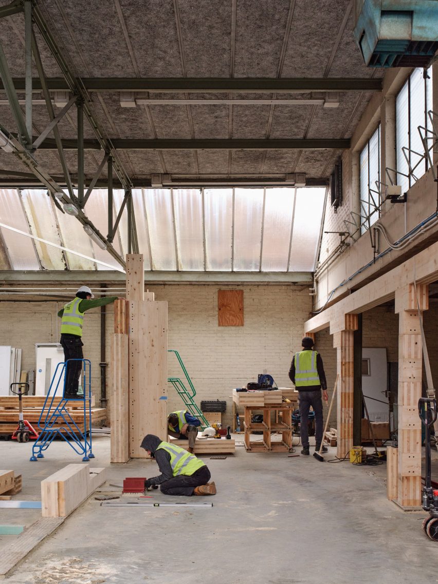 Tipping Point East circular construction hub by Yes Make, Resolve Collective and Material Cultures