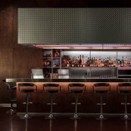 Athens' industrial Voulkanizater restaurant features wheel rims and car parts